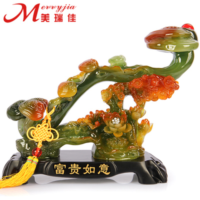 富贵玉如意摆件 家居装饰与情感寄托的艺术品